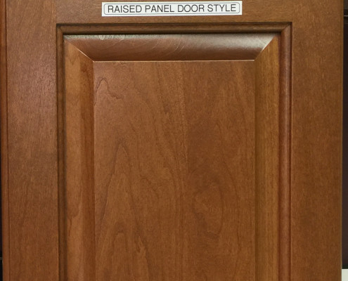 Cherry Wood with Woodsong Cherry Stain | Raised Panel Door Style