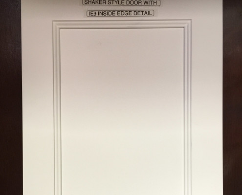 Painted White Shaker Style Door With IE3 Inside Edge Detail